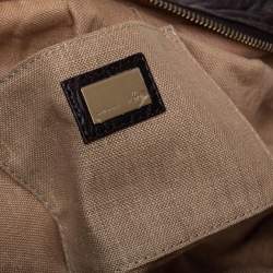 Pre Owned Fendi Tobacco Zucca Canvas and Leather Baby Spy Bag