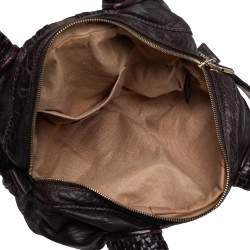 Pre Owned Fendi Tobacco Zucca Canvas and Leather Baby Spy Bag