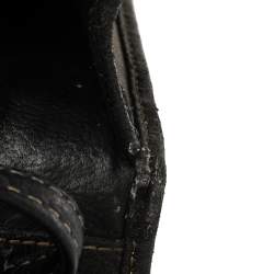 Pre Owned Fendi Tobacco Zucca Coated Canvas and Leather Vintage Envelope Flap Shoulder Bag