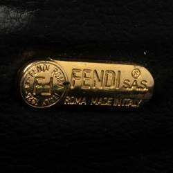 Pre Owned Fendi Tobacco Zucca Coated Canvas and Leather Vintage Envelope Flap Shoulder Bag