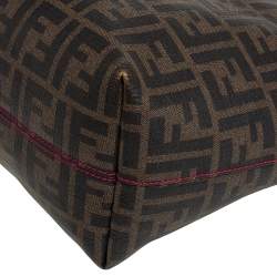 مملوكة مسبقًا حقيبة شوبر فندي كانفاس توباكو زوكا مبطن صغيرة