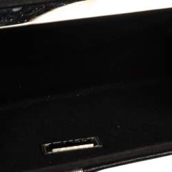 Pre Owned Fendi Bicolor Leather Clutch