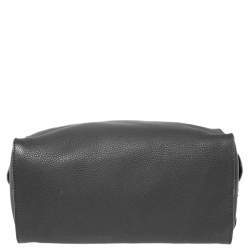 Pre Owned Fendi Grey Leather Selleria Leather Lei Boston Bag