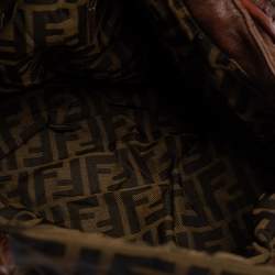 Pre Owned Fendi Brown Leather Spy Hobo