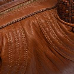 Pre Owned Fendi Tan/Brown Nappa Leather Baby Spy Bag