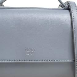 Fendi Grey Quilted Leather Micro Double Baguette Bag