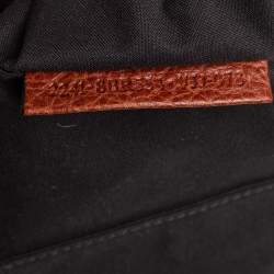 Pre Owned حقيبة كتف فندي باكت بالازو شعرعجل طباعة الفهد