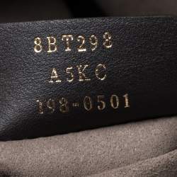 Pre Owned Fendi Brown/Black Zucca Coated Canvas and Leather Mon Tresor Bucket Bag