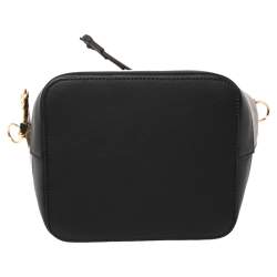 Pre Owned Fendi Brown/Black Zucca Coated Canvas and Leather Mon Tresor Bucket Bag