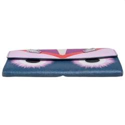 Pre Owned محفظة كونتيننتال فندي مونستر جلد مزخرف كريستال متعدد الألوان