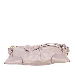 Pre Owned حقيبة فندي باغويت عقدة جلد وردي 