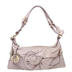 Pre Owned حقيبة فندي باغويت عقدة جلد وردي 