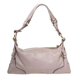 Pre Owned حقيبة فندي باغويت عقدة جلد وردي 