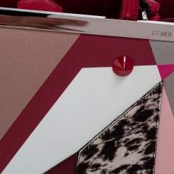 Pre Owned Fendi Multicolor Mixed Media Small 2Jours Tweet Tote