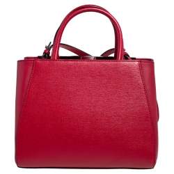 Pre Owned Fendi Multicolor Mixed Media Small 2Jours Tweet Tote