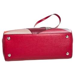 Pre Owned Fendi Multicolor Mixed Media Small 2Jours Tweet Tote