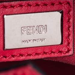 Pre Owned Fendi Multicolor Mixed Media Small 2Jours Tweet Tote