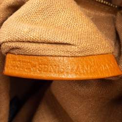 Pre Owned Fendi Tan Selleria Leather Villa Borghese Tote