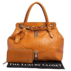 Pre Owned Fendi Tan Selleria Leather Villa Borghese Tote