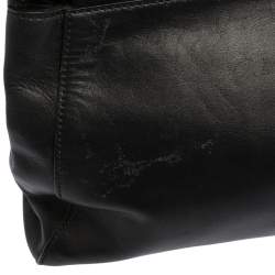 مملوكة مسبقًا Fendi Black Leather Medium Peekaboo Top Handle Bag