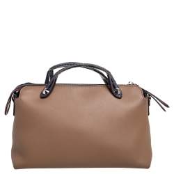 مملوكة مسبقًا Fendi Multicolor Leather and Python Small By The Way Satchel 