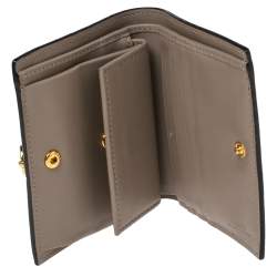 Pre Owned Fendi Old Rose Leather By The Way Bifold Wallet