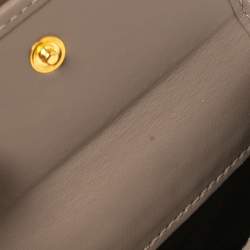 Pre Owned Fendi Old Rose Leather By The Way Bifold Wallet