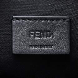 Pre Owned Fendi X Fila Multicolor Leather Zip Wristlet Clutch