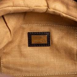 Pre Owned Fendi Tobacco Zucca Canvas and Leather Baby Spy Bag