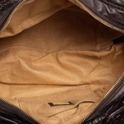 Pre Owned Fendi Tobacco Zucca Canvas and Leather Baby Spy Bag