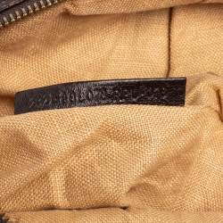 Pre Owned Fendi Tobacco Zucca Canvas and Leather Baby Spy Bag