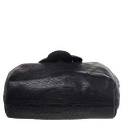 Pre Owned Fendi Black Patent Leather And Leather B Bag Hobo