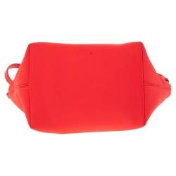 Pre Owned Fendi Red Neoprene and Leather Baby Shopper Tote