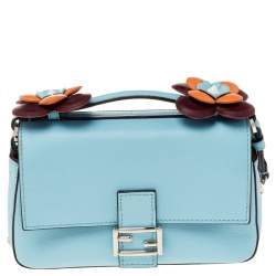 Fendi Bicolor Leather Micro Double Baguette Bag Fendi TLC