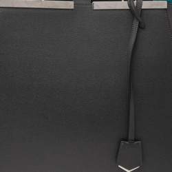Pre Owned Fendi Grey Leather Large 3Jours Tote
