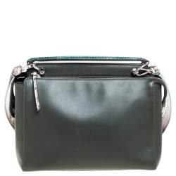 مملوكة مسبقًا حقيبة فندي دوتكوم جلد وجلد ثعبان متعدد الألوان يد علوية