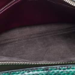 مملوكة مسبقًا حقيبة فندي دوتكوم جلد وجلد ثعبان متعدد الألوان يد علوية