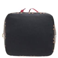 Pre Owned حقيبة فندي باكت مون ترسور غراند جلد زوكا ثلاثي اللون