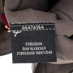 Pre Owned حقيبة فندي باكت مون ترسور غراند جلد زوكا ثلاثي اللون