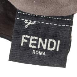 Pre Owned حقيبة فندي باكت مون ترسور غراند جلد زوكا ثلاثي اللون