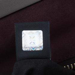 Pre Owned Fendi Burgundy Leather Large Peekaboo Top Handle Bag