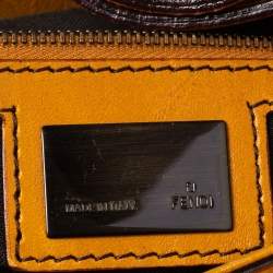 Pre Owned Fendi Mustard Leather Doctor Hobo