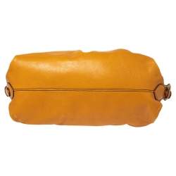 Pre Owned Fendi Mustard Leather Doctor Hobo
