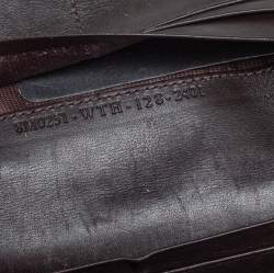 مملوكة مسبقًا Fendi Tobacco Zucca Canvas Mia Continental Wallet