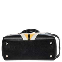 مملوكة مسبقًا حقيبة يد توتس ميني 2جورز مونستر أيز جلد أسود