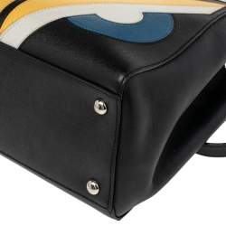 مملوكة مسبقًا حقيبة يد توتس ميني 2جورز مونستر أيز جلد أسود