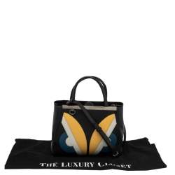 مملوكة مسبقًا حقيبة يد توتس ميني 2جورز مونستر أيز جلد أسود