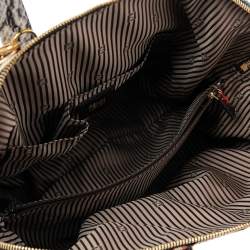 Pre Owned Fendi Multicolor Watersnake Chameleon Satchel