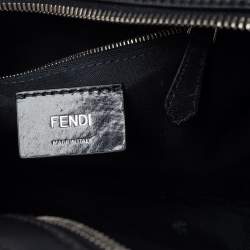 Pre Owned Fendi Black Leather Mini By The Way Backpack