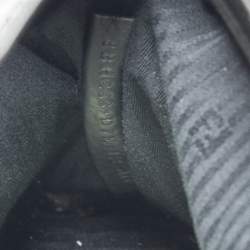 Pre Owned  حقي بة يد فندي ميني 2جور جلد أسود